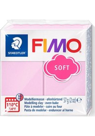 Resim Staedtler Fimo Soft Polimer Kil 205 Light Pink Pastel 57 G 