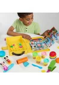 Resim Play Doh Disney Junior Mickey Mouse Hikaye Oluşturma Oyun Hamuru Seti G2324 renkli 
