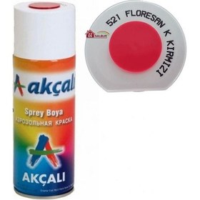 Resim Akçalı Sprey Boya 400 Ml 521 Florasan Koyu Kırmızı 