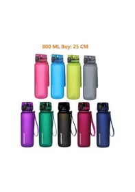 Resim Uzspace 800 ML Yeni Ebat Boy 25 CM Tritan Su Matarası Bpa 