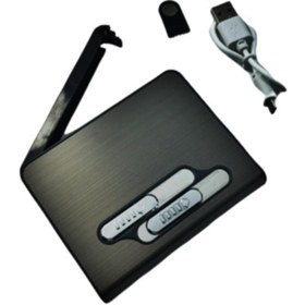 Resim Kişiye Özel Usb Şarjlı Kısa Sigara Çıkaran Çakmaklı Tabaka 