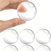 Resim 6 Paket Silikon Kapı Durdurucu Duvar Koruyucuları - Etybetopstar Tekrar Kullanılabilir Kendinden Yapışkanlı Kapı Tamponu - Sessiz, Şok Emici Kauçuk Jel, Duvarları Kapı Tokmağı Darbelerinden Korur - Şeffaf, Yıkanabilir 