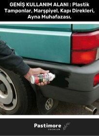 Resim Pastimore Özel Üretim Suya Dayanıklı Ultra Eskimiş Kauçuk Yüzey Dış Plastik Aksam Tampon Boyası - Siyah 