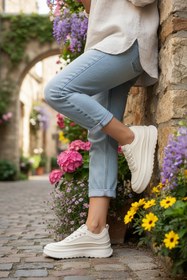 Resim Guja Bej Bağcıklı Hafif Casual Ayakkabı 26Y373 G 
