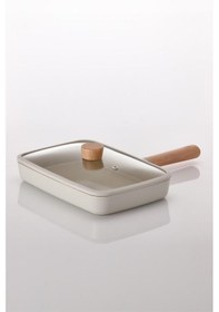 Resim Neoflam Fika Dikdörtgen Tava 29cm Cam Kapaklı 