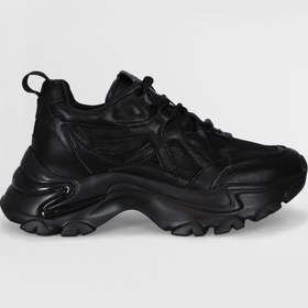 Resim Lufian Bloom Kadın Sneaker Ayakkabı Siyah Siyah 