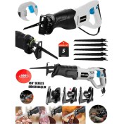 Resim Alman 9900 Çelik Gövde 6 Kademe Devir Ayarli Bakir Sargili Kemik Kesme Tilki Kuyruğu Testere 