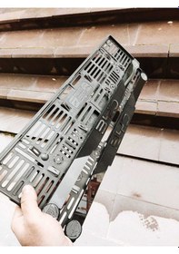 Resim Plakalık Lazer Kesim Pleksi Özel Seri 2 Adet Mat Model Kişiye Özel Plakalık İsime Özel Plakalık 