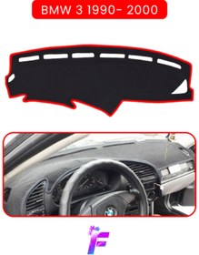 Resim stiloto BMW E36 (1990-2000) Uyumlu Ön Göğüs Örtüsü | Yansıma Önleyici | Kolay Montaj | Oto Aksesuar | TA3 