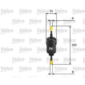 Resim VALEO 587023 Yakıt Filtresi (Benzin) Ford Fiesta V 1.4 16V 