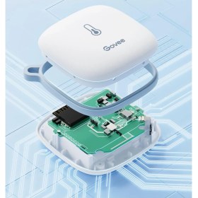 Resim Termometre ve Higrometre,wi-Fi Bağlantılı, Uygulama Bildirimi ve Veri Depolama Özellikli 