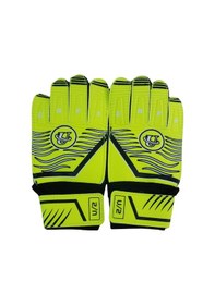 Resim Unes Futbol Kaleci Eldiveni Parmak Korumalı, Tutuş Güçlü, Yetişkin & Çocuk Beden Çok Renkli 