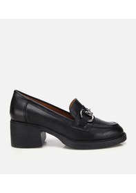 Resim Hotiç Kadın Deri Siyah Tokalı Yüksek Topuklu Klasik Loafer 01ayh312800a100 01ayh312800a100 Siyah 