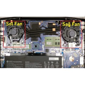 Resim Hp Pavilion Gaming 15-cx0016nt Fan V1 Sağ Fan 1 Adet 