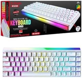 Resim K-Snake KS3N Mekanik Klavye - RGB Red Switch Gaming Klavye 