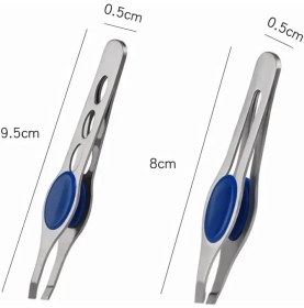 Resim Xolo Titanium Akustik Mandallı Cımbız Düz Uçlu Mavi Mandallı XLC502D 
