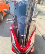 Resim EFORMOTOR Honda Pcx Tur Camı 2021-2024Ön Cam Füme Aparatlı Uyumlu 