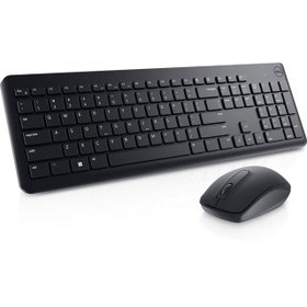 Resim DELL Wireless, KM3322W-R-INT, Siyah, Kablosuz, İngilizce Q, Multimedya, Klavye +Mouse Set 