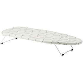 Resim Mini Ütü Masası, Siyah Beyaz Meridyendukkan 73x32 Cm Çelik Asılabilir 