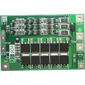 Resim 3S 60A Bms Devresi (Balanslı) 