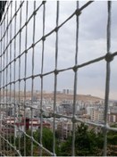 Resim 6mm Balkon Güvenlik Filesi 1x2,5 mt Çoçuk Güvenlik Filesi 10x10 c 