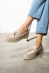 Resim Katrina shoes Günlük Giymelik Kadin Loafer Suet Ayakkabı Rumgayshoes 
