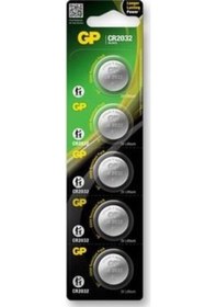 Resim GP CR 2032 PARA PİL 5 Lİ KART 