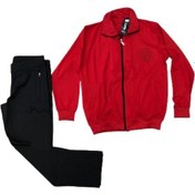 Resim Capri 942 Kadın Battal Taşlı Dalgıç Kumaş Eşofman Takım 