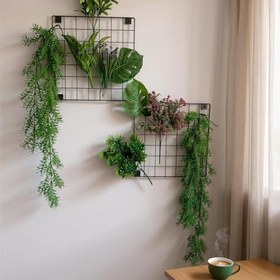 Resim 33x33 Dekoratif Hasır Tel Duvar Paneli 2'li 