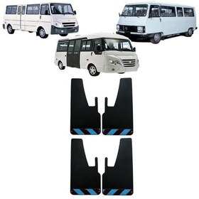 Resim Peugeot J9 - J10 Bordo-mavi Fosforlu 4'lü Paçalık Çamurluk Tozluk Peu0fx02304 