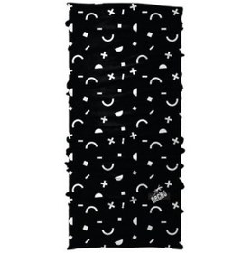 Resim NECKO Geometrik Desen Maske 4 Mevsim Motosiklet ve Outdoor Bandana - Balaklava DN0378 