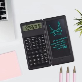 Resim Eco Lounge Silinebilir LCD Yazı Tabletli,kalemli Katlanabilir Bilimsel Hesap Makinesi 