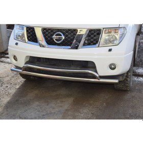Resim Ekiciler Nissan Navara Bıyık Ön Krom Koruma 