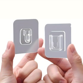 Resim 12/6 Adet Şeffaf Güçlü Yapışkanlı Emme Kancaları - Matkap Gerektirmeyen Duvar Kanca, Mutfak ve Banyo için Dayanıklı Plastik Modern Tasarım, Hasar Bırakmayan Çıkarma Özellikli Havlu, Eşya ve Depolama Organizasyonu, Minimalist Tasarım, Ev Düzeni, Yoğun Aileler İçin Pratik Kanca 