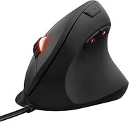 Resim Trust 22991 Gaming Gxt 144 Rexx Dikey Ergonomik Oyun Faresi, 250-10,000 Dpi, Siyah, 6 Düğmeler 