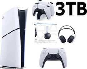 Resim Sony Playstation 5 Slim Dijital Edition 3TB+Şarj İstasyonu+3D PLUS KULAKLIK 