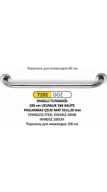 Resim Arı Metal Engelli Tutunma Barı 100 cm 