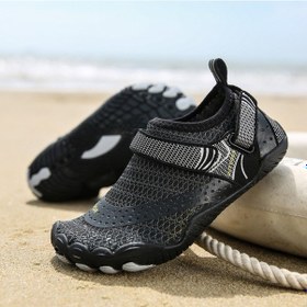 Resim Sones Unisex Deniz Ayakkabısı Plaj Ayakkabı Siyah 