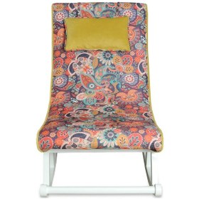 Resim Asedia Asedia Miskin Lake Retro Sallanan Sandalye Dinlenme Koltuğu 