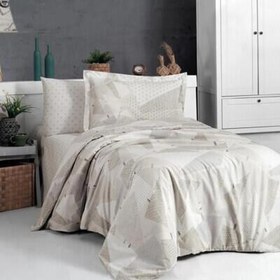 Resim Maxstyle Poplin Saten Santa Tek Kişilik Nevresim Takımı 