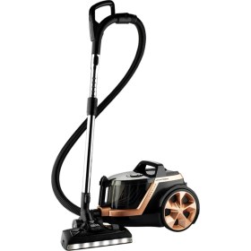 Resim Stilevs Maxtron Premium Torbasız Elektrikli Süpürge HEPA Filtreli Güçlü Emiş Teknolojisi Siyah-Rose 