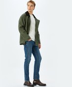 Resim Normal Bel Pamuklu Straight Fit Jean Pantolon - Mark Jean 