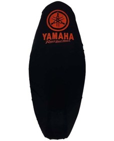 Resim Yamaha Uyumlu Koltuk Kılıfı Siyah Kırmızı 