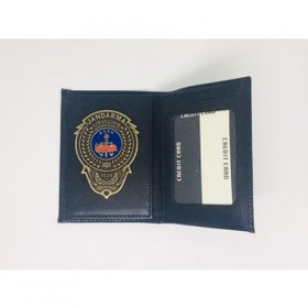 Resim Merit Collection Jandarma Uzman Çavuş Hakiki Deri Cüzdan 