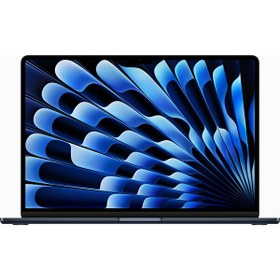 Resim MacBook Air M2 10C GPU 15.3" 16 GB RAM 256 GB SSD Gece Yarısı MacOS Notebook Z18TM216256-TQ6 