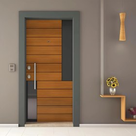 Resim Kapaksız Kapı Dürbünü Çelik Kapı Gold 35-50 mm Ayarlanabilir Çap 14 mm 