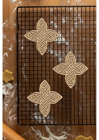 Resim Vikingkurabiye Kalıbı, Hamur Şekillendirici, Bisküvi Kalıbı, Kolay Kesim Ucu Beyaz 