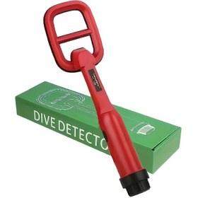 Resim 1 adet Taşınabilir El Tipi Metal Dedektörü, Açık Cep Boyutu Yeraltı Derinlik Darbe Algılama, Kolay Taşıma ve Çalıştırma, Plastik Malzeme, Pil ile Çalışır 