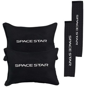 Resim Mitshubishi Space Star Nakışlı Otomind Boyun Yastığı Seti 