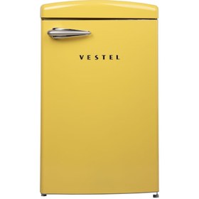Resim VESTEL RETRO SB14111 Sarı 122 Lt Statik Buzdolabı 
